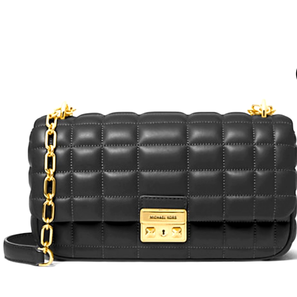 NWT Michael Kors Black Tribeca Quilted Purse